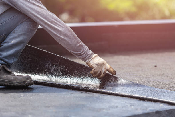 Professional Waterproofing technician working in Harrisburg, PA